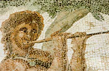 Musikalischer Satyr in Korinth